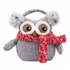 Новорічна фігурка Novogod`ko Сова в навушниках, 19 см (974007)
