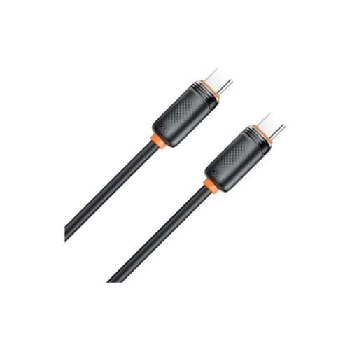 Дата кабель USB-C to USB-C 1.0m 60w black XO (NB-Q302B-CC.black)