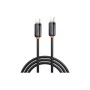 Дата кабель USB-C to USB-C 1.0m 60w black XO (NB-Q302B-CC.black)