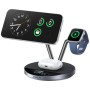 Зарядний пристрій Anker Wireless 3-in-1 MagGo 25W AirCool Dock Stand black (B25X7G11)