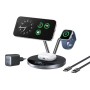 Зарядний пристрій Anker Wireless 3-in-1 MagGo 25W AirCool Dock Stand black (B25X7G11)
