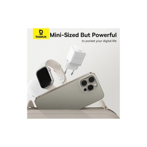 Зарядний пристрій Baseus USB-C PD20W white (P10111602213-00)