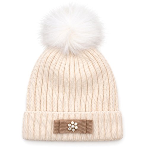 Шапка дитяча Na з шарфом (NA 1187-48-beige)