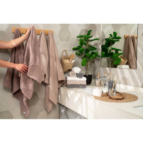 Рушник Ardesto набір махрових Lotus 2 шт 50х90 см індіго, 70х140см, 100% бавовна, беж (ART2357NS)