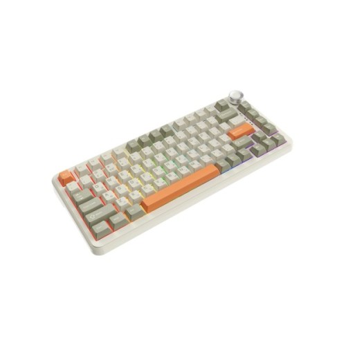 Клавіатура Ajazz AK820 MAX Flying Fish Switch RGB Wireless/Bluetooth/USB Beige (AK820MAX-FF-R)