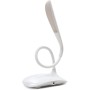 Настільна лампа ColorWay LED Portable & Flexible з вбудованим акумулятором 500mAh (CW-DL06FPB-W)