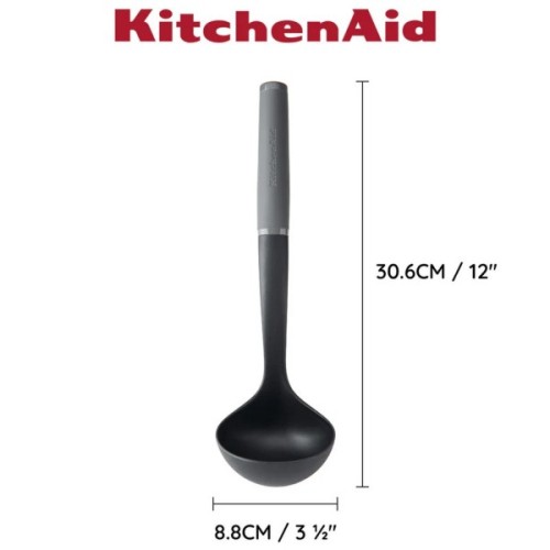 Ополоник KitchenAid Coreline, 31,5 см, сірий (KAS006OHCGG)