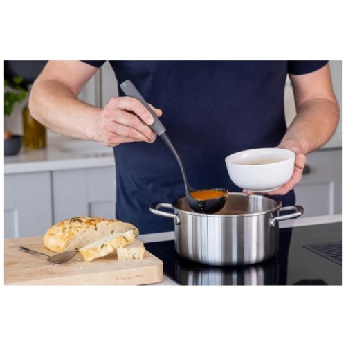 Ополоник KitchenAid Coreline, 31,5 см, сірий (KAS006OHCGG)