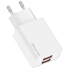 Зарядний пристрій Grand-X CH-15W 2xUSB 10.5W Black (CH-15W)