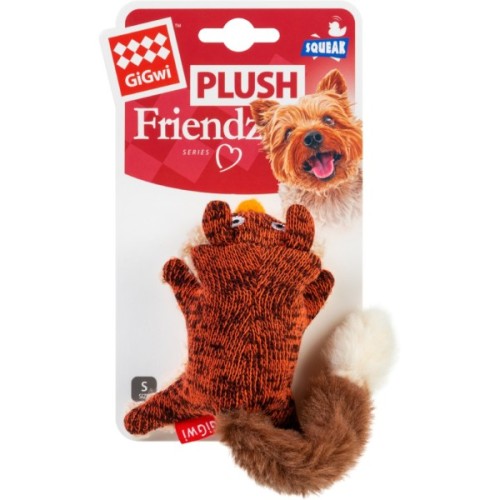 Іграшка для собак GiGwi Plush Лисиця з пищалкою 9 см (75043)
