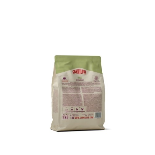 Сухий корм для кішок Carnilove True Fresh Duck Sterilised 2 кг (8595602582365)