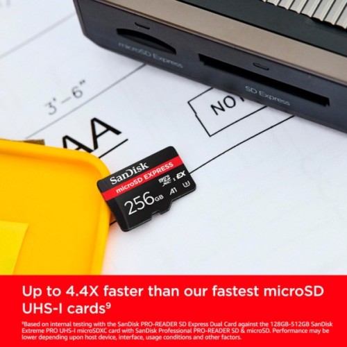 Карта пам'яті SanDisk 256GB microSDXC class 10 UHS-I U3 A1 Express (SDSQXFN-256G-GN4NN)