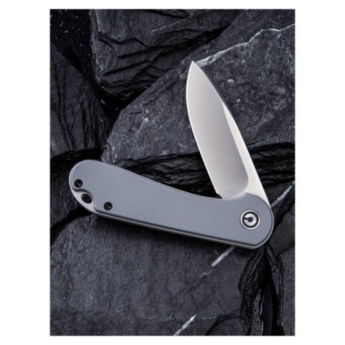 Ніж Civivi Elementum, Satin, сірий G10 (C907B)