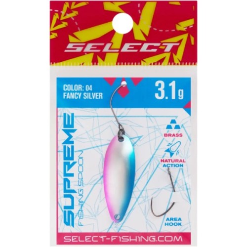 Блешня Select Supreme 3.1g 34mm 04 Fancy Silver (1870.80.68)