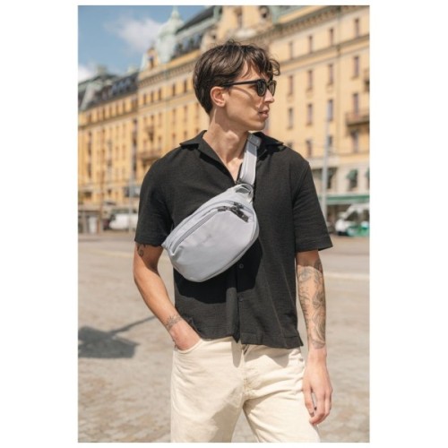 Сумка-бананка Pacsafe V Hip Pack світло-сірий (60141148)