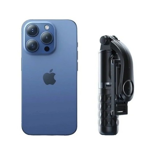 Монопод для селфі RTAKO Q10R MINI Clip selfie stick Black (6942063215332)