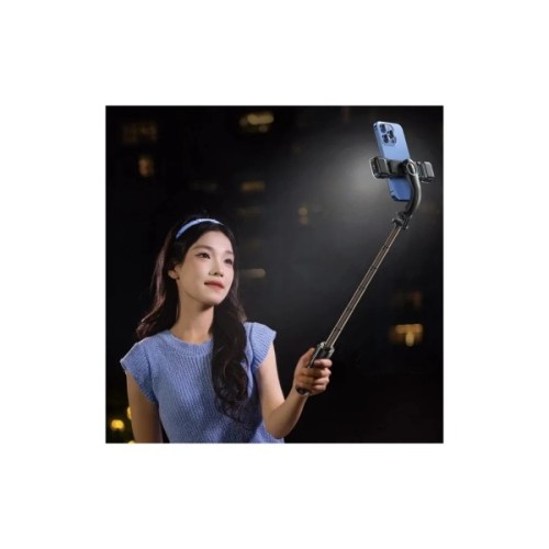 Монопод для селфі RTAKO Q10R MINI Clip selfie stick Black (6942063215332)