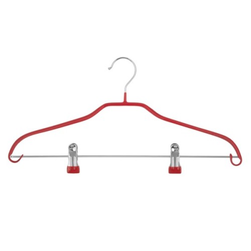 Плічка Ardesto Металеві з ПВХ покриттям З прищіпками Червоні 42 см 2 шт. (ARHC2802RC)