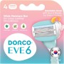 Змінні касети Dorco Eve6 для жінок 6 лез 4 шт. (8801038583112)