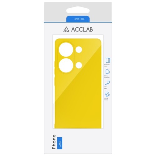 Чохол до мобільного телефона ACCLAB Silicone Case Xiaomi Redmi Note 13 Pro 4G Yellow (1283126602887)