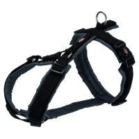 Шлея для собак Trixie Premium трекінгова M–L 62–74 см х 25 мм чорний-графіт (4053032419889)