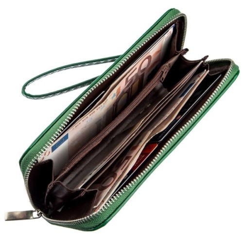 Гаманець Kivi З екошкіри Зелений (19034)