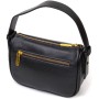 Сумка Vintage На плече крос-боді з натуральної шкіри Чорна (22127)