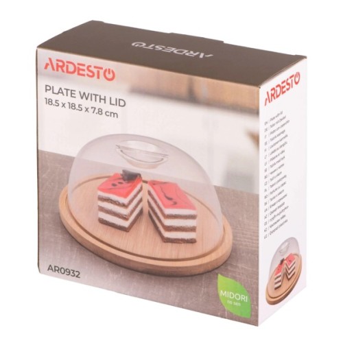 Блюдо Ardesto Midori 18.5х1х7.8см бамбук, пластик (AR0932)