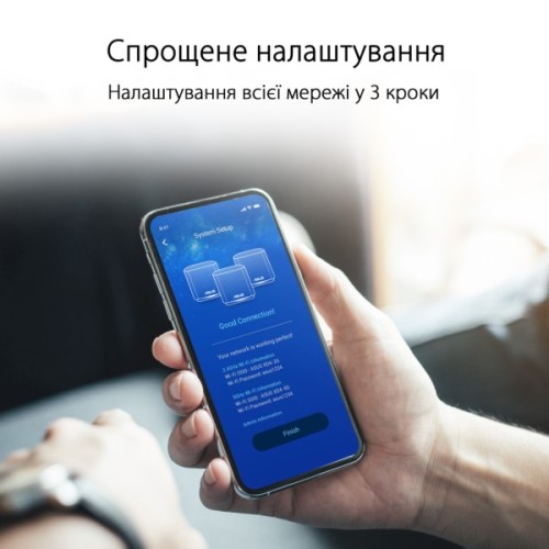 Точка доступу Wi-Fi ASUS ZenWiFi XD4 PLUS 3pcs (90IG07M0-MO3C50)