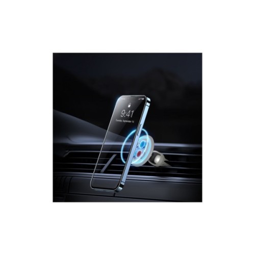 Універсальний автотримач Baseus Magnetic (на решітку) creamy-white (SUCC000102)