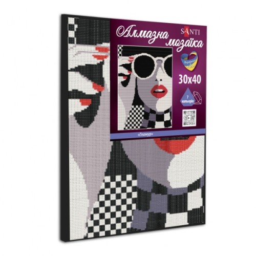 Картина по номерам Santi Гламур 30*40 см алмазна мозаїка (954707)