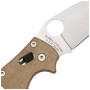 Ніж Spyderco Manix 2 CPM Cru-Wear Micarta Brown (C101MPCW2)