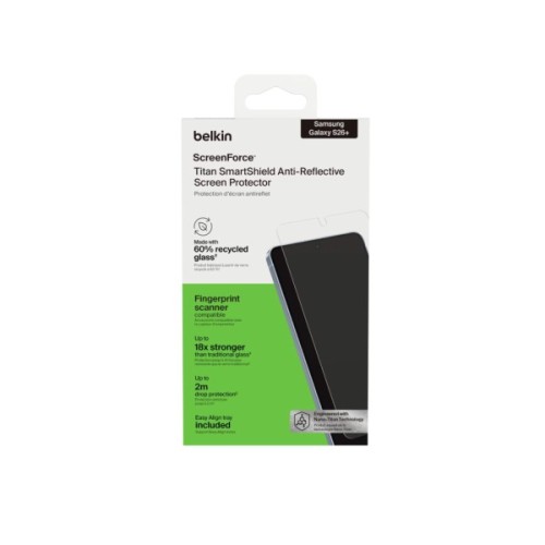 Скло захисне Belkin Titan SmartShield Samsung Galaxy S26+ (OVB073HQ)