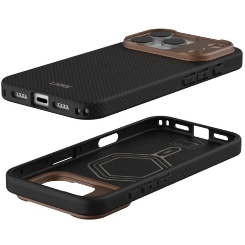 Чохол до мобільного телефона UAG iPhone 17 Pro Fibr Armr Magsafe Kevlar Graphite/Bronze (114555113985)