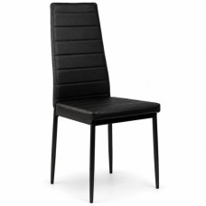 Кухонний стілець Примтекс плюс Стілець Примтекс Плюс Luma black D-5 екошкіра чорний (Luma black D-5)