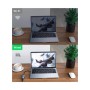 Перехідник USB-C to RJ45 Ethernet 1000Mbps gray Ugreen (40322)