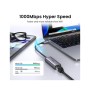 Перехідник USB-C to RJ45 Ethernet 1000Mbps gray Ugreen (40322)