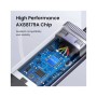 Перехідник USB-C to RJ45 Ethernet 1000Mbps gray Ugreen (40322)