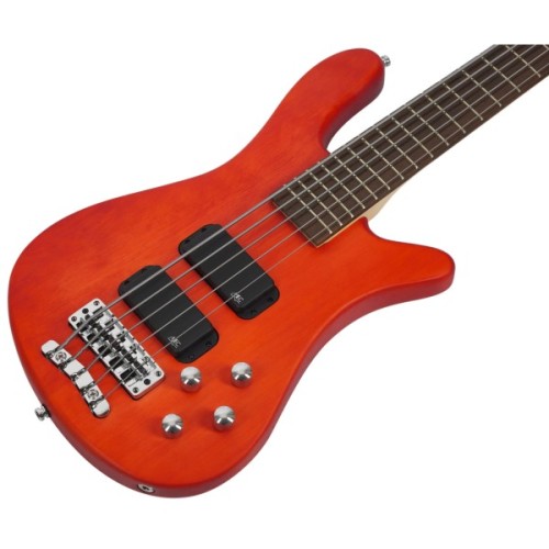 Бас-гітара Warwick RockBass Streamer Standard 5-String - Burgundy Red Transparent Satin (38414)