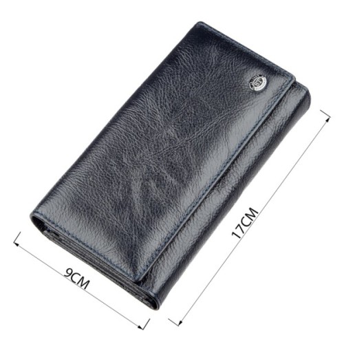Гаманець ST Leather Сіро-синій (18880)