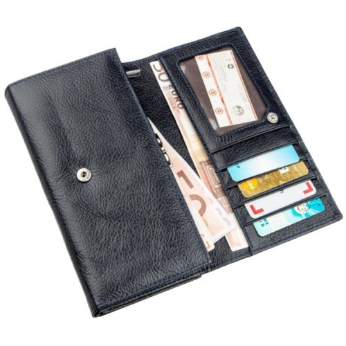 Гаманець ST Leather Сіро-синій (18880)