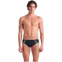 Плавки Arena Poseidonia Swim Briefs 009075-501 чорний, білий 100 (3468337537052)