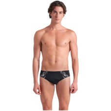 Плавки Arena Poseidonia Swim Briefs 009075-501 чорний, білий 100 (3468337537052)