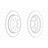 Гальмівний диск FERODO DDF2244C