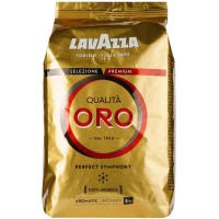 Кава Lavazza в зернах 1000г, пакет Qualita Oro (prpl.20566)