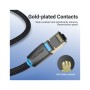 Патч-корд 5м, S/FTP cat 8 RJ-45 COPPER black Vention (IKGBJ)