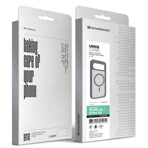 Чохол до мобільного телефона Armorstandart Uniq MagCase Google Pixel 10 Pro XL / 9 Pro XL Titanium Grey (ARM87923)