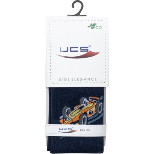 Колготки дитячі UCS Socks з машинками (M0C0301-2307-86B-darkblue)