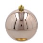 Ялинкова іграшка Chomik пластикові кульки 4 шт, 10 см, шампань (5900779893917_2)