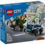 Конструктор LEGO City Літак проти лікарняного ліжка - Набір для перегонів (60459)